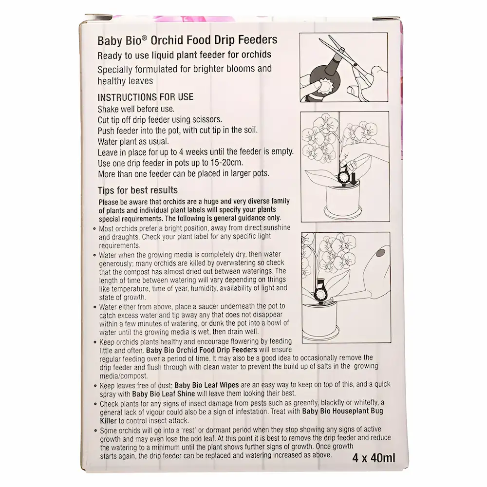 Baby Bio Orchid Drip Feeders