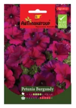 Rich Burgundy Petunias for Garden Elegance