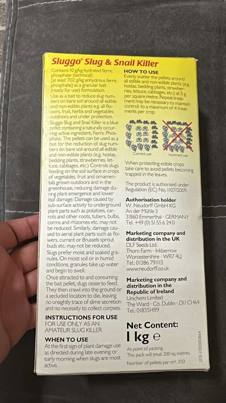 Snail Killer in UAE – Neudorff Sluggo® Organic Snail & Slug Solution (1kg) - Image 2