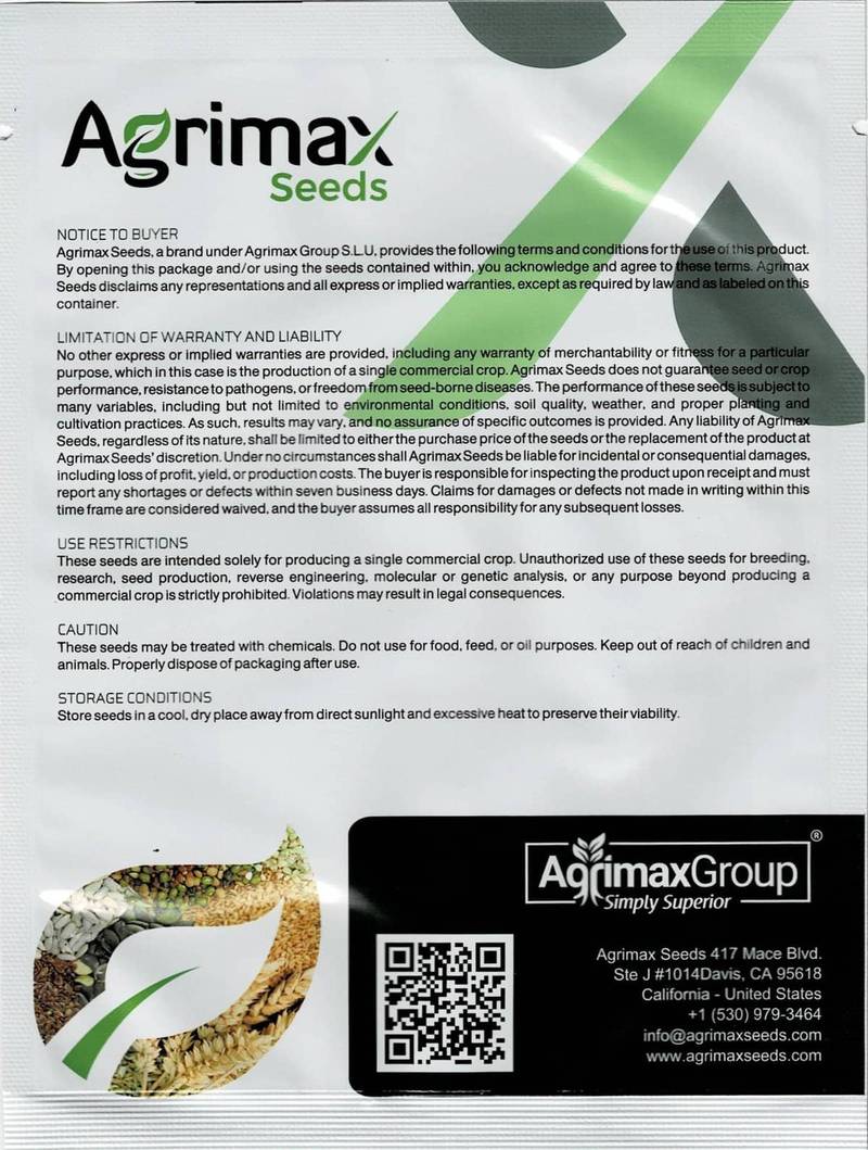 Agrimax Pepper Orange Star F1 Seeds